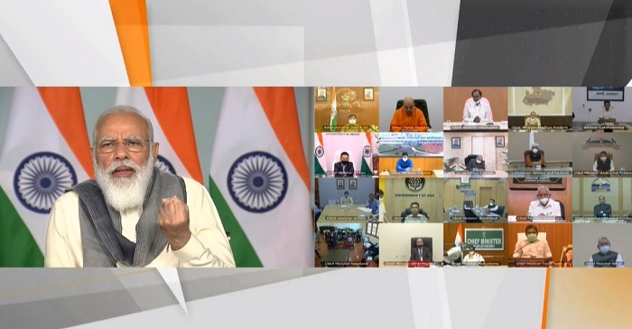 PM Modi Meeting with CM States Corona Cases