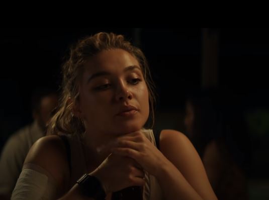 Actress Florence Pugh as Yelena Belova