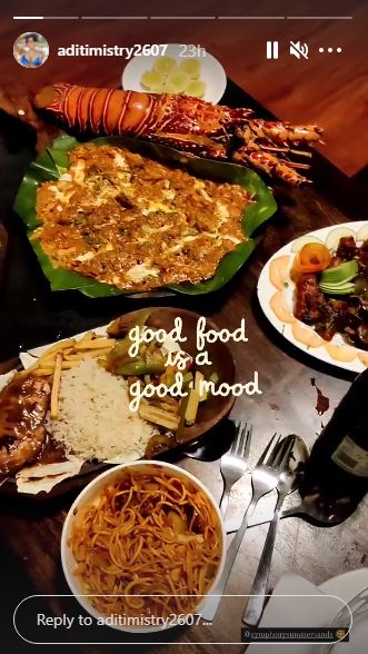 Aditi Mistry likes non-veg food