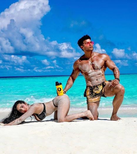 Aditi Mistry modeled with Sahil Khan
