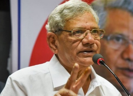 Akhila Yechury mother's name is Indrani Mazumdar
