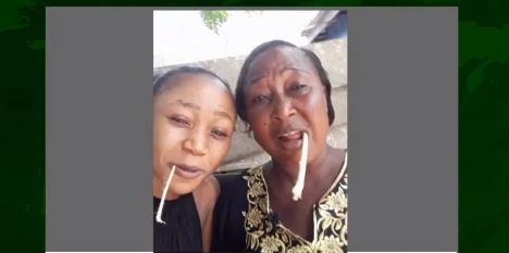 Akuapem Poloo mother Maa Lydia Amponsah.