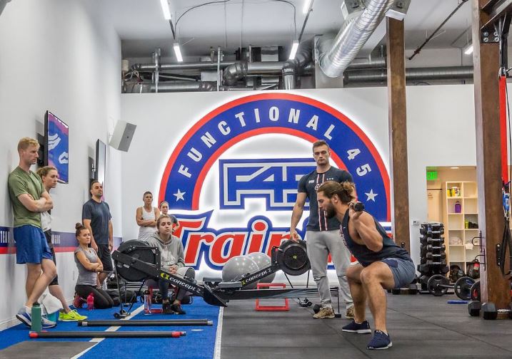 Brock Davies works as a personal trainer at F45 Training Studios