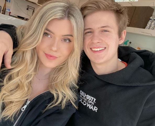 BrookeAB with her boyfriend Symfuhny aka Maison Lanier