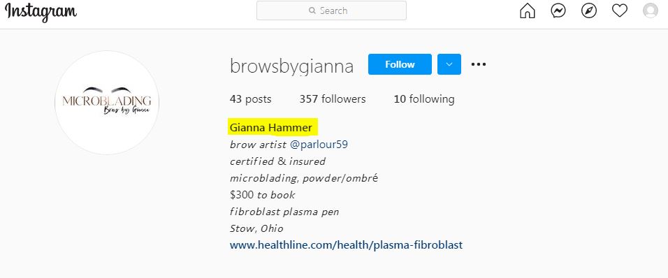 Brows by Gianna