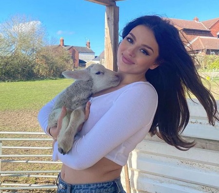 Emily Black British Digital Content Creator who has thousands of followers on Instagram and YouTube as of April 2021