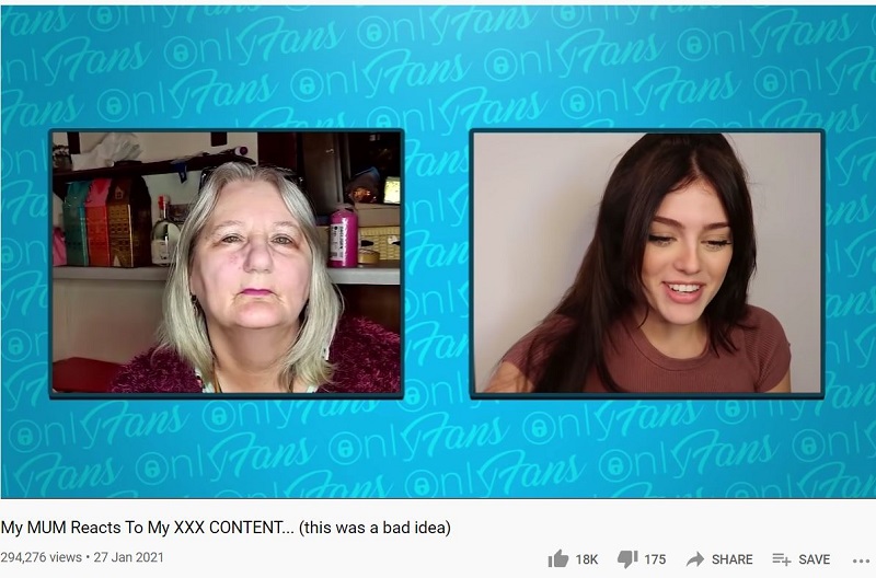 Emily Black mother was featured in one of her videos
