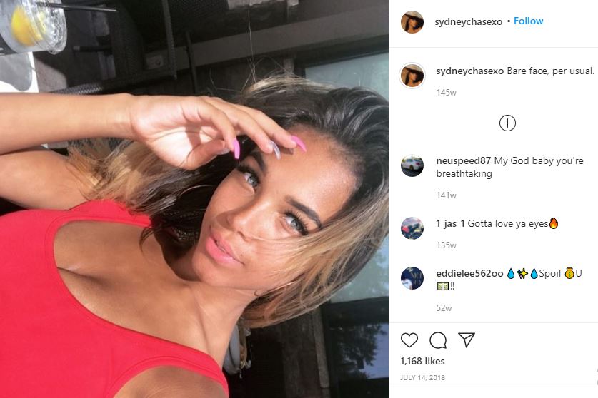 First IG post of Sydney Chase