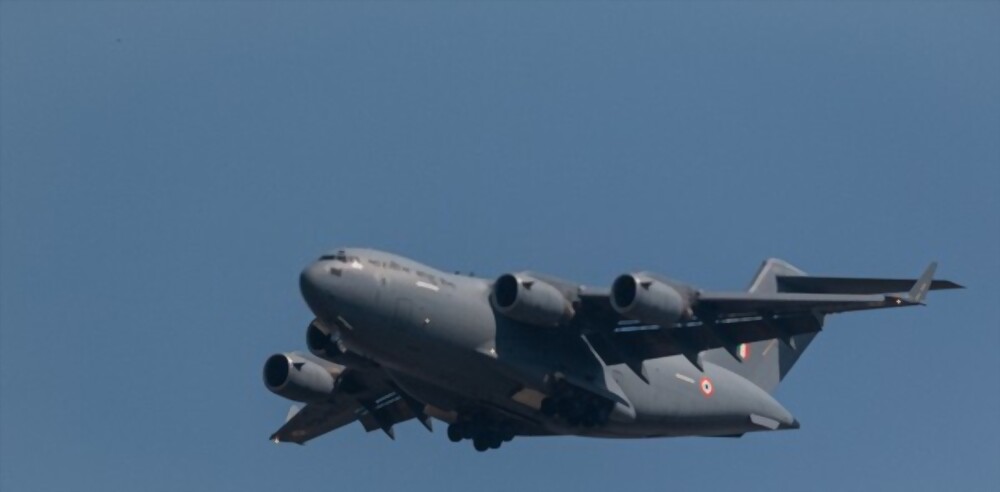 IAF Airlifts Oxygen Containers From Dubai 2 Containers Airlifted From Jaipur