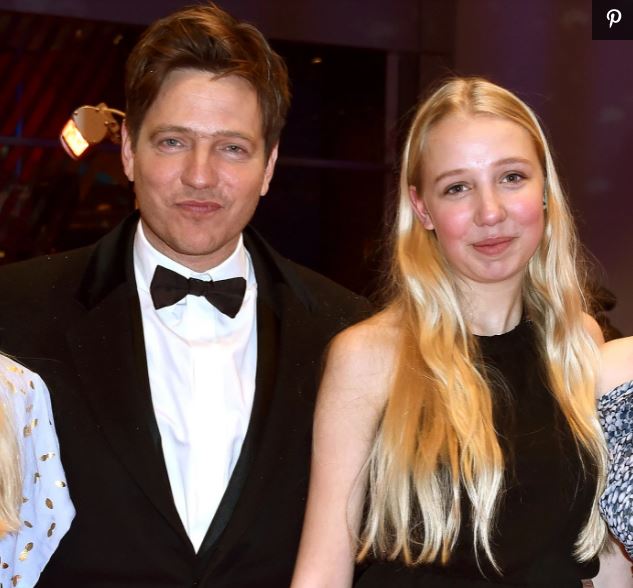 Ida Vinterberg with her father Thomas Vinterberg