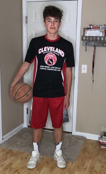 Jeremy Hutchins loves to play basketball
