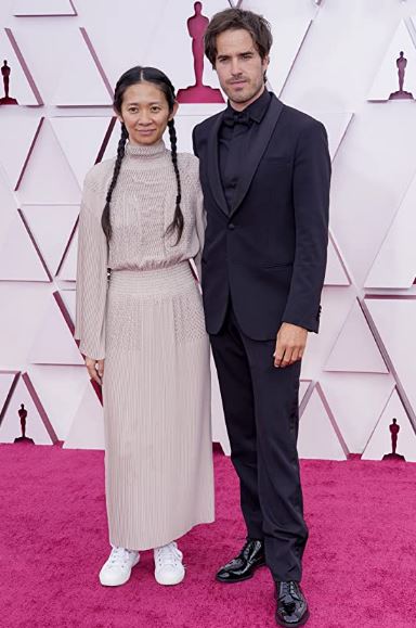 Joshua James Richards with his partner Chloé Zhao