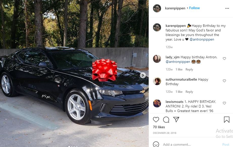 Karen McCollum gifted a car on her son's 31st birthday