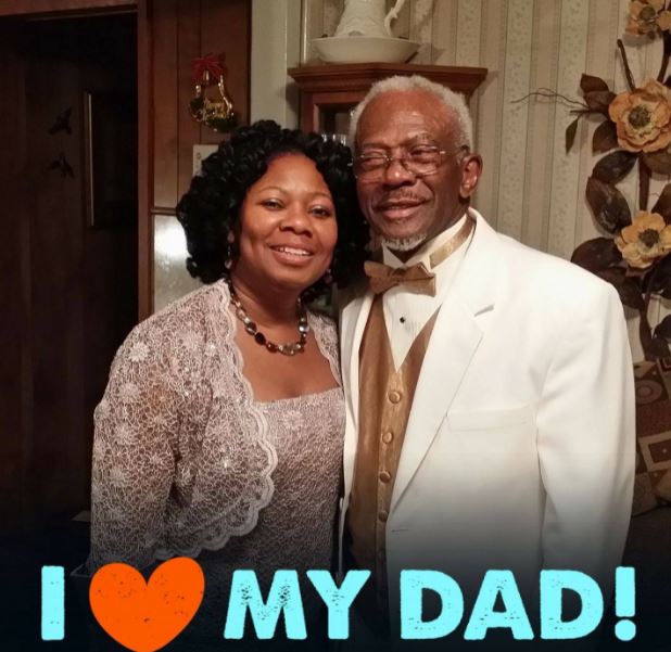 Karen McCollum with her father