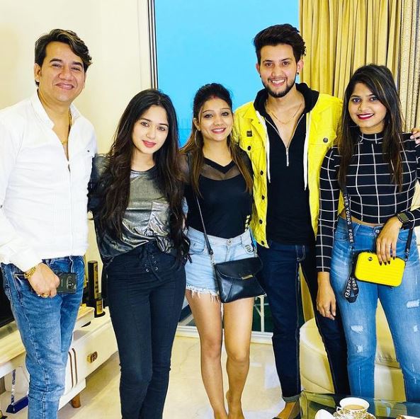 Khushi Punjaban with Jannat Zubair