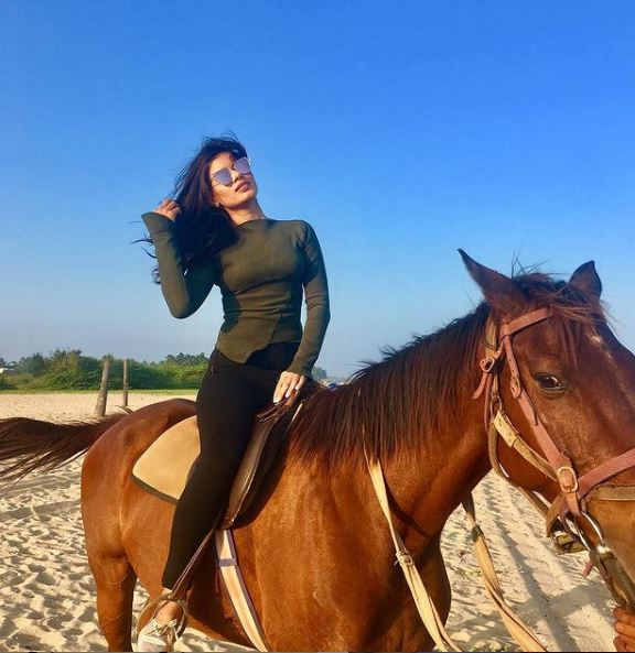 Mokshita Raaghav likes horse riding