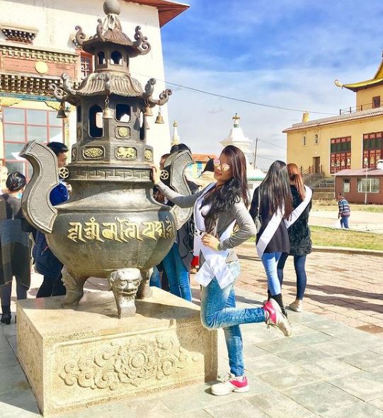 Mokshita Raghav in Ulaanbaatar, Mongolia