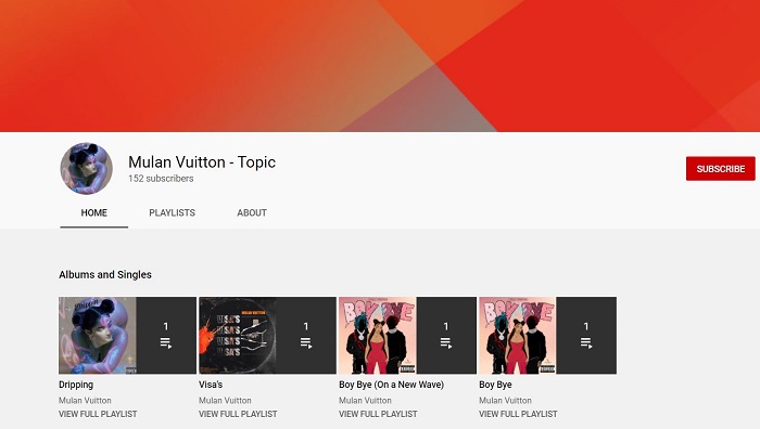 Mulan Vuitton YouTube channel