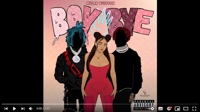 Mulan Vuitton song Bad Boy has over 9000 views on YouTube