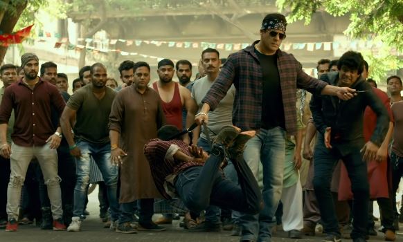 Salman Khan fighting scene in Radhe