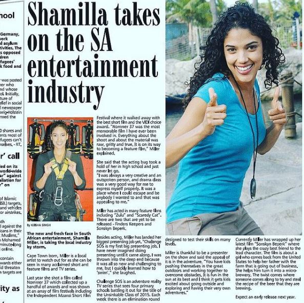 Shamilla Miller on news article