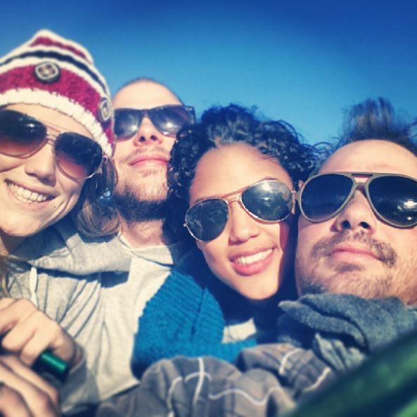 Shamilla Miller with her best friends