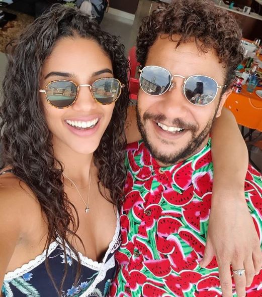 Shamilla Miller with her boyfriend Clifford Joshua