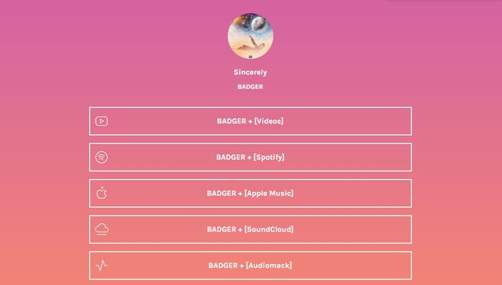 Sierra Pippen Linktree account.