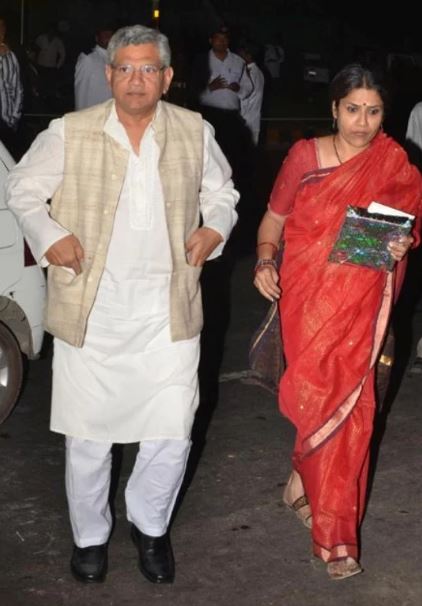 Sitaram Yechury and Seema Chisti