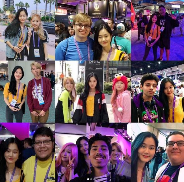 Some photos of 39daph with her Twitch friends