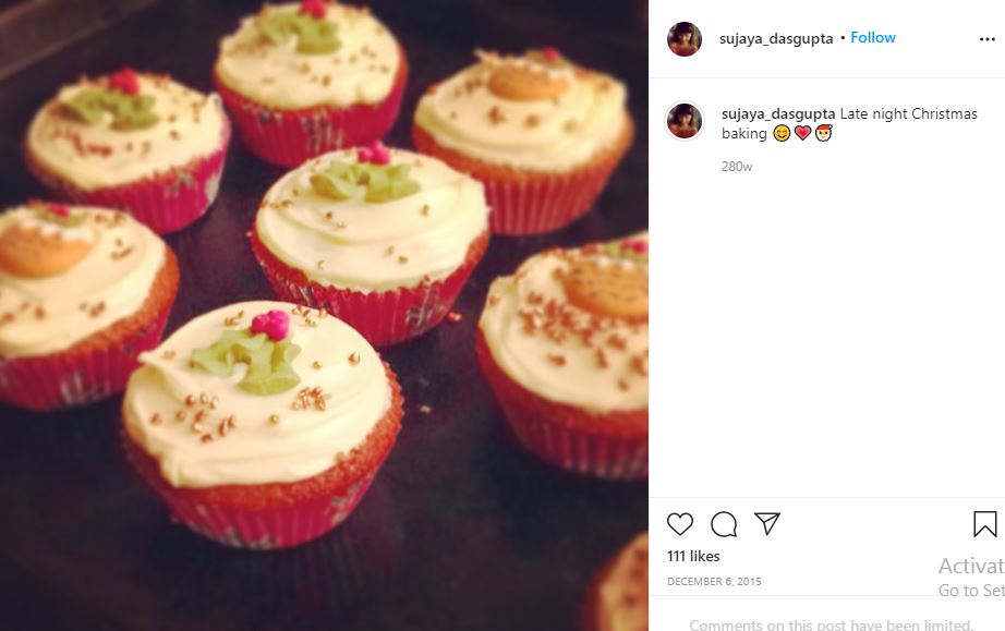 Sujaya Dasgupta loves baking