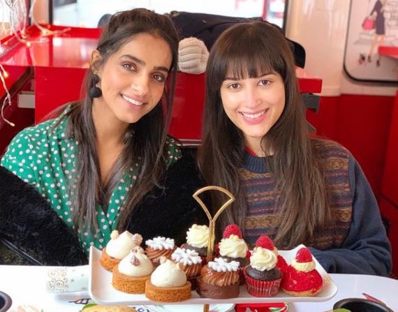 Sujaya Dasgupta with her best friend Mandip Gill