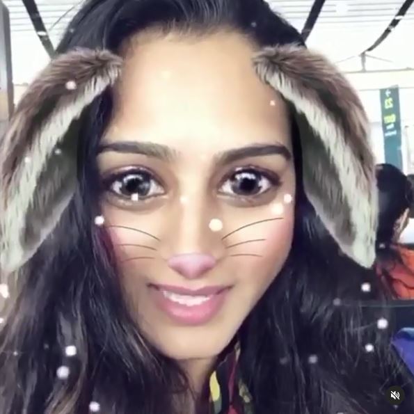 Surekha Vani uses Snapchat filters