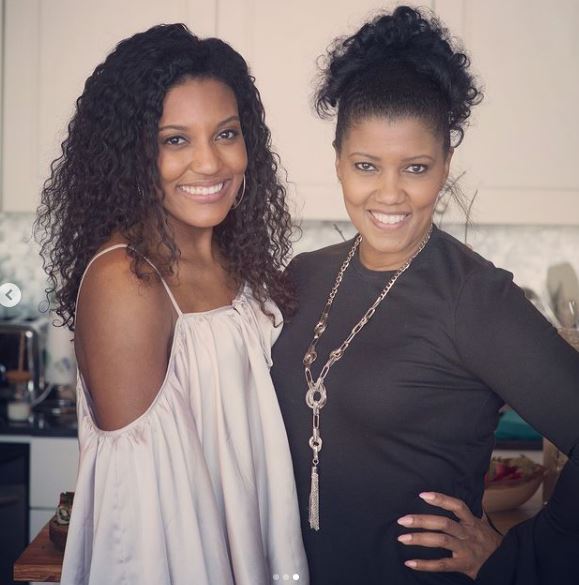 Taylor Pippen with her mother Sonya Roby