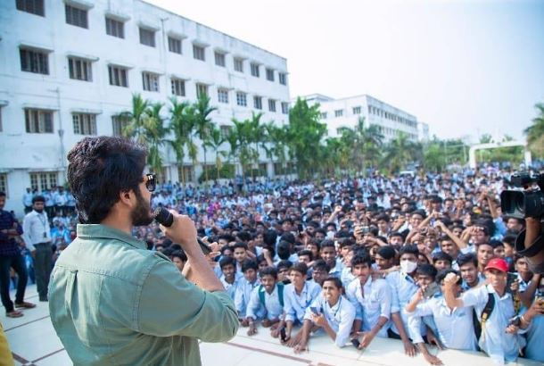 Teja Sajja at a live show
