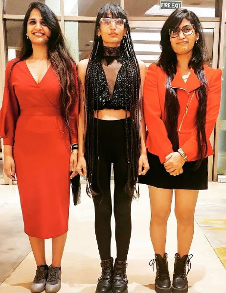 Thinkal Bhal and her sisters Dimpal Bhal and Nayana B Paul
