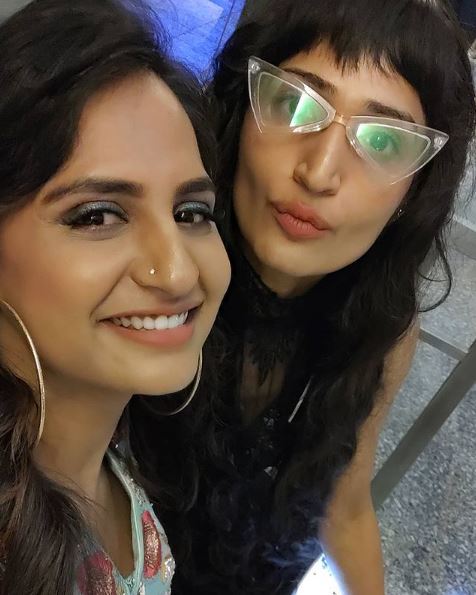 Thinkal Bhal with her sister Dimpal Bhal