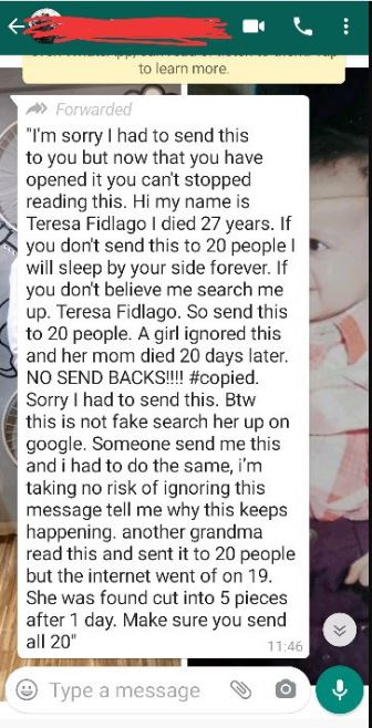 Viral message