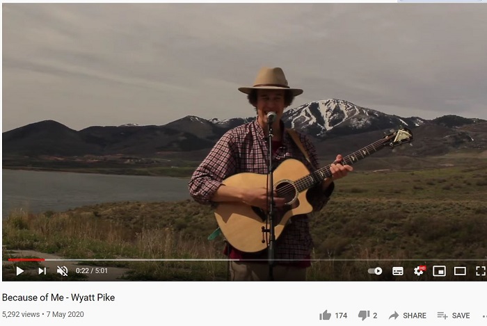 Wyatt Pike released his debut EP album Brand New Boy on April 30, 2020