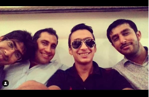 Abdul Hadi with his University friends