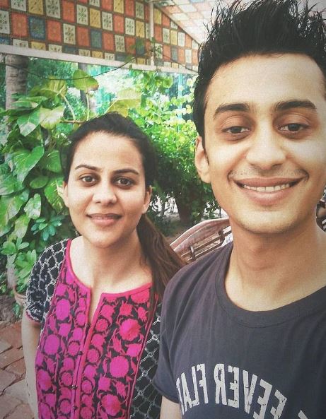 Abdul Hadi with his sis