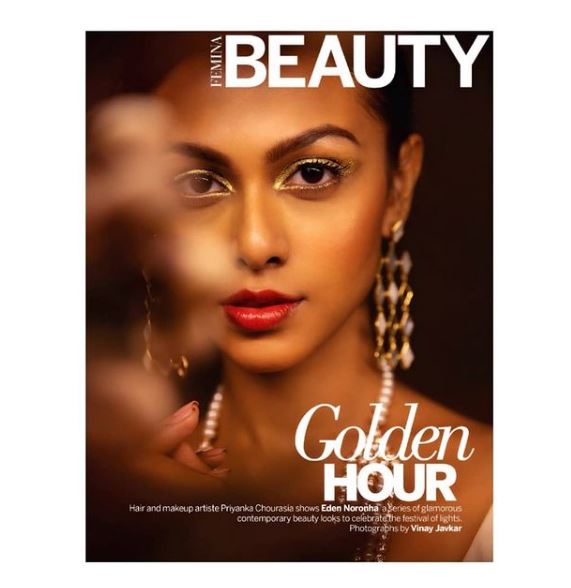 Adline Castelino has featured in the Femina Beauty magazine