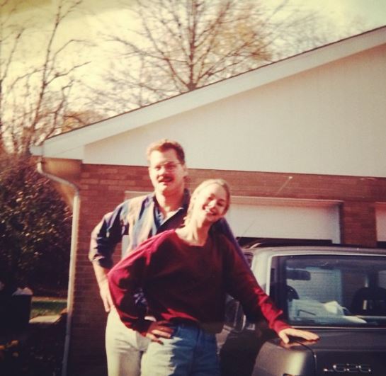 Alyshia Ochse old photo with her father