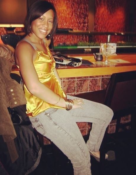 An old photo of Ashley Snowden