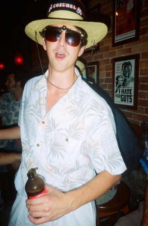 An old photo of Dillon Buss