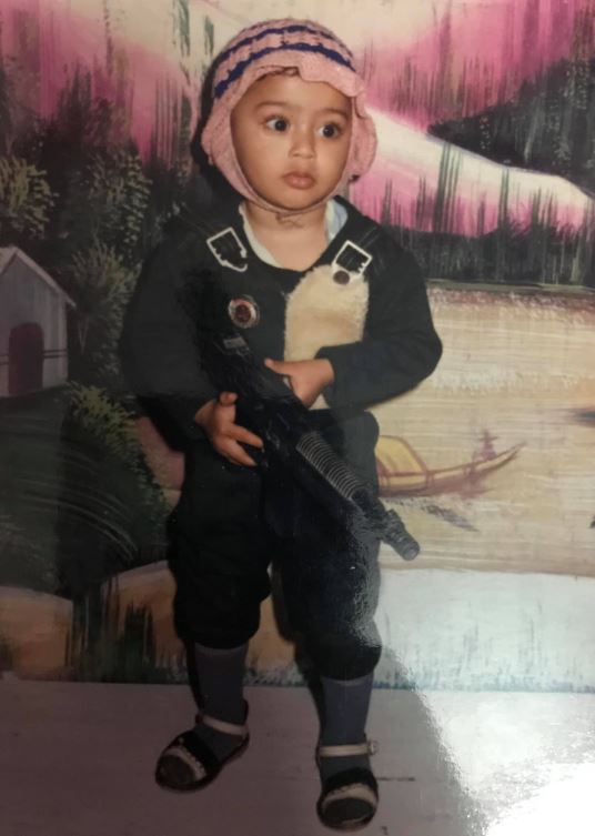 An old photo of Rahul Vohra