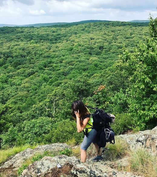 Anna Khait likes hiking