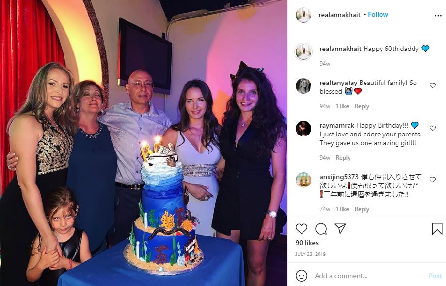 Anna Khait on her dad's 60th Birthday