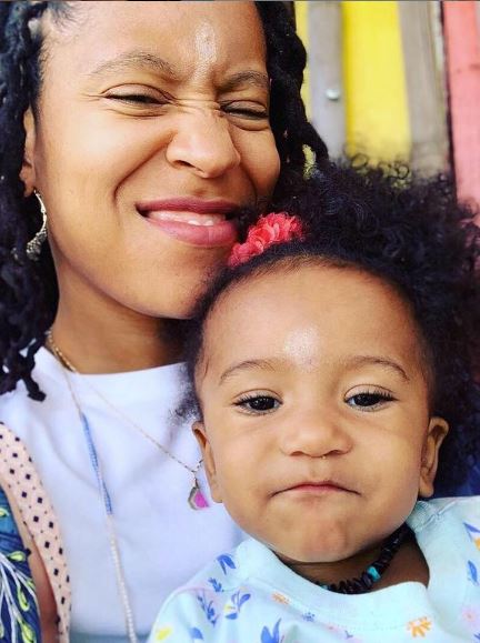 Ashley Snowden with her daughter