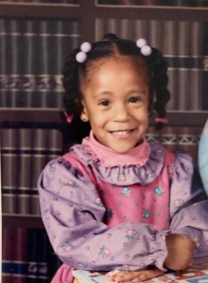Ashley Snowden's childhood photo